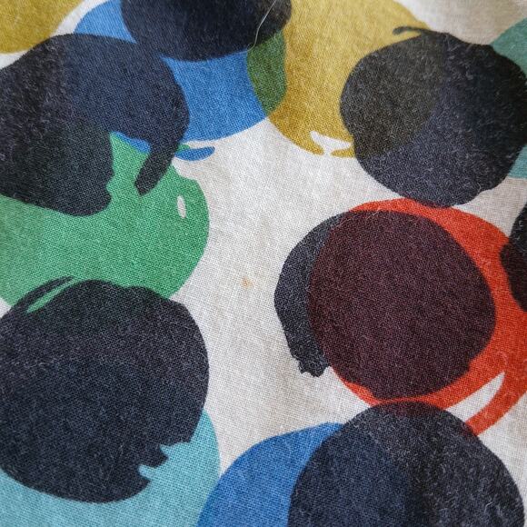 Edmé & Esyllte Bubble Finger Paints A-line Skirt size 4 REPAIRED lined cotton - Picture 13 of 13